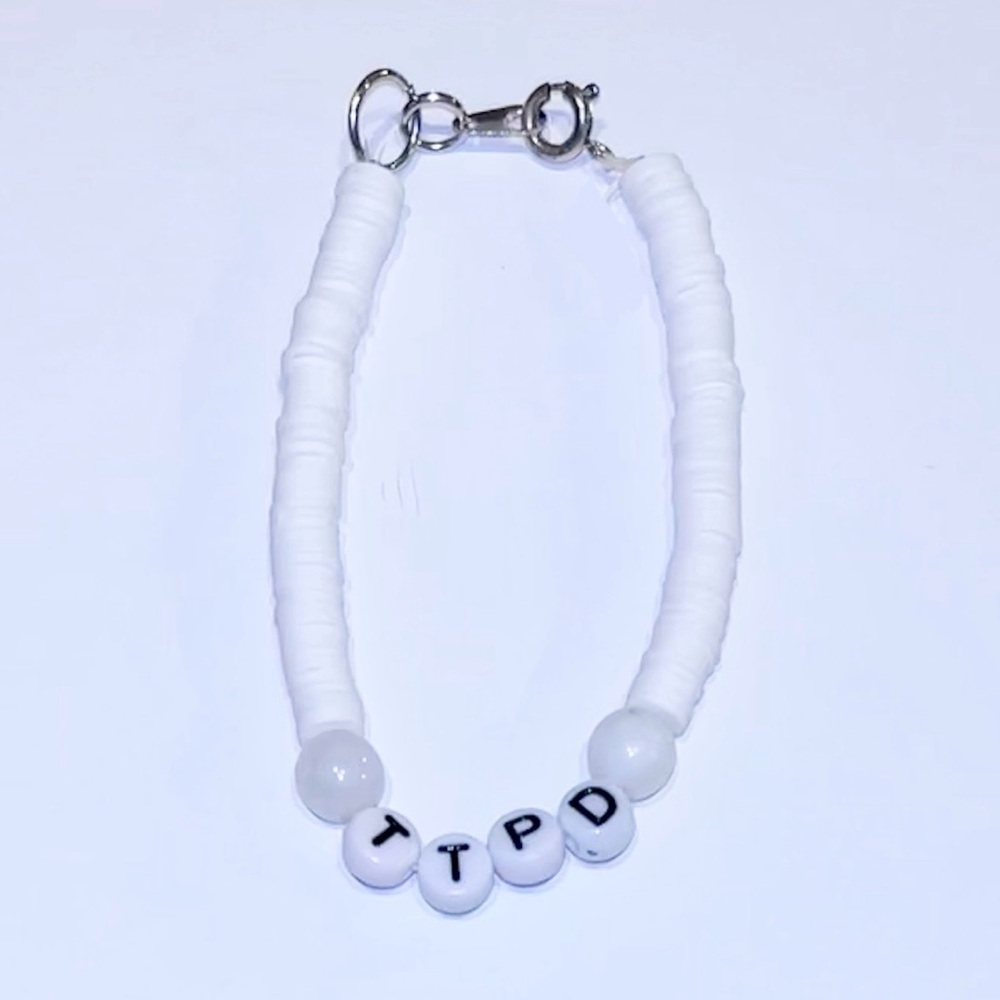 Taylor Swift The Tortured Poets Department (TTPD) Beaded Friendship Bracelet